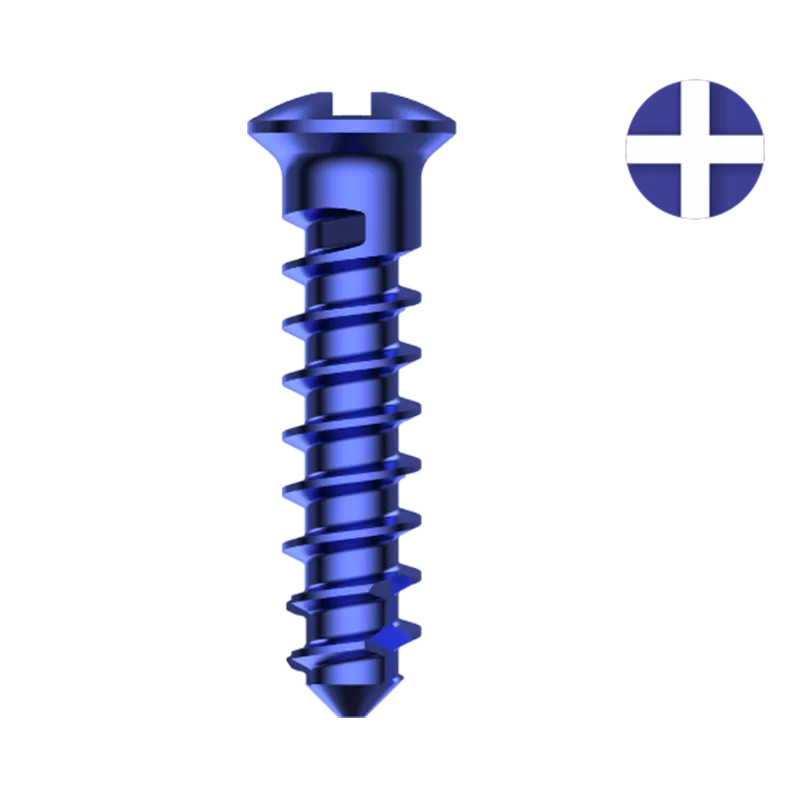 CMF - Cross Drive NON Locking Screw - Self tapping - 2.0 mm Dia