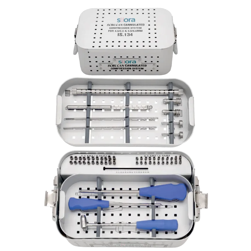 Graphic Set for Scrucan Cannulated Compression System for 4.5/5.5 & 5.5/6.5mm