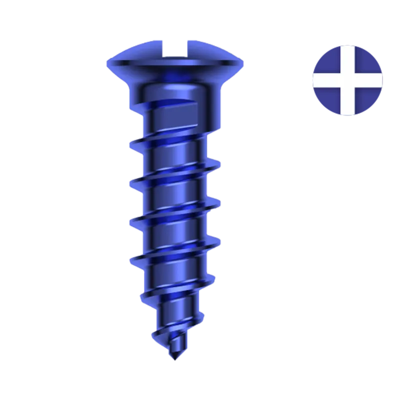 CMF - Cross Drive NON LOCKING Screw - Self Drilling - 2.0 mm Dia